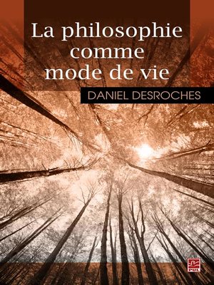 cover image of La philosophie comme mode de vie